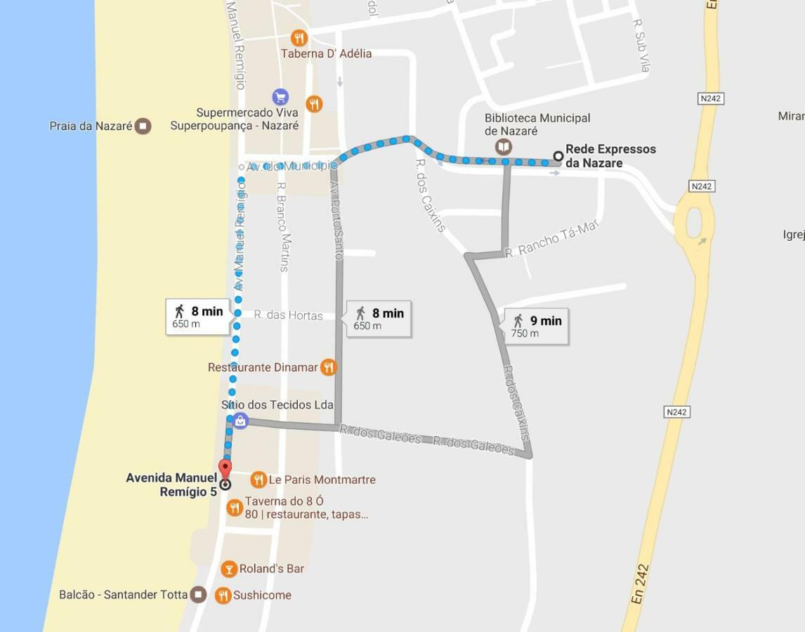 Nazare Apartamento Em Frente Ao Mar Luaran gambar